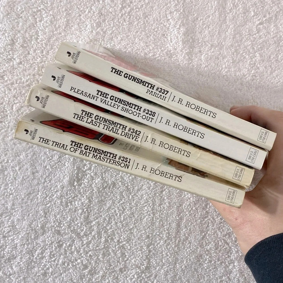 Vintage The Gunsmith All Action Western Romance Novel x4 - Picture 7 of 14